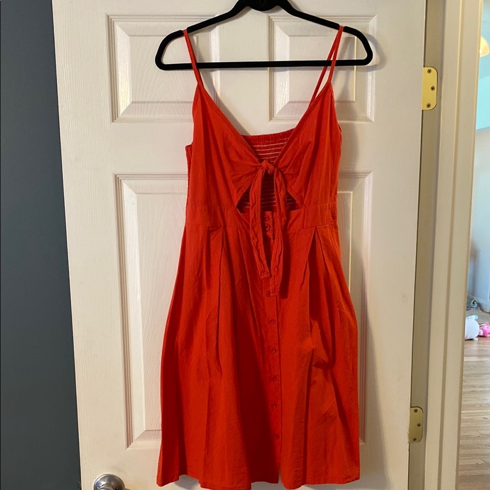 Women's Orange Sundress